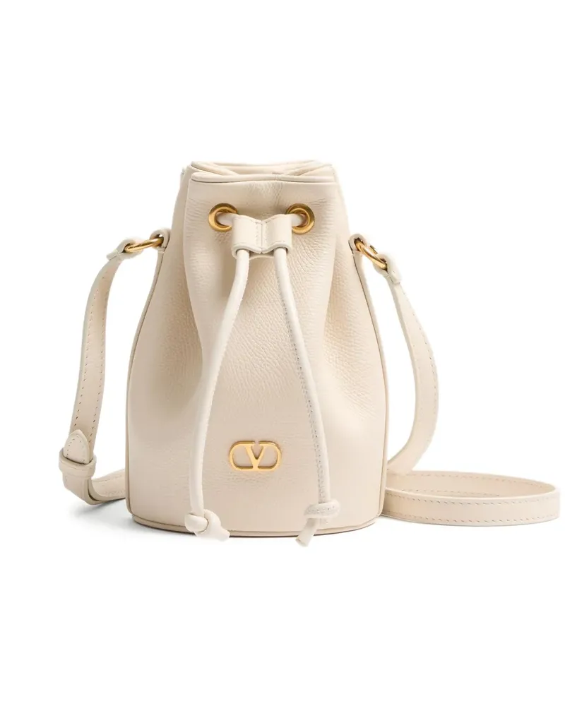 Valentino Garavani Mini VLogo Signature Schultertasche - Nude Nude