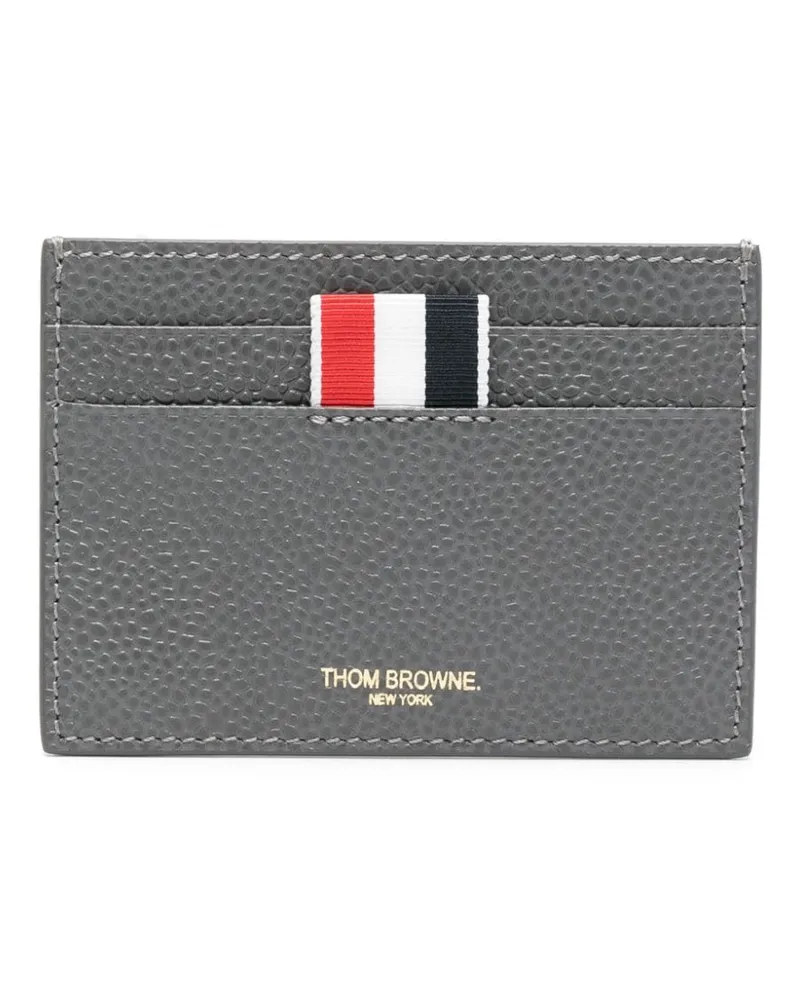 Thom Browne Kartenetui mit Ripsband Grau