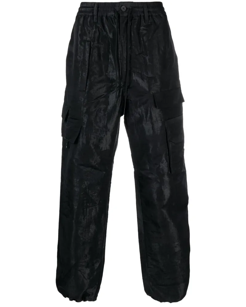 Y-3 Cargohose aus Jacquard-Ripstop - Schwarz Schwarz
