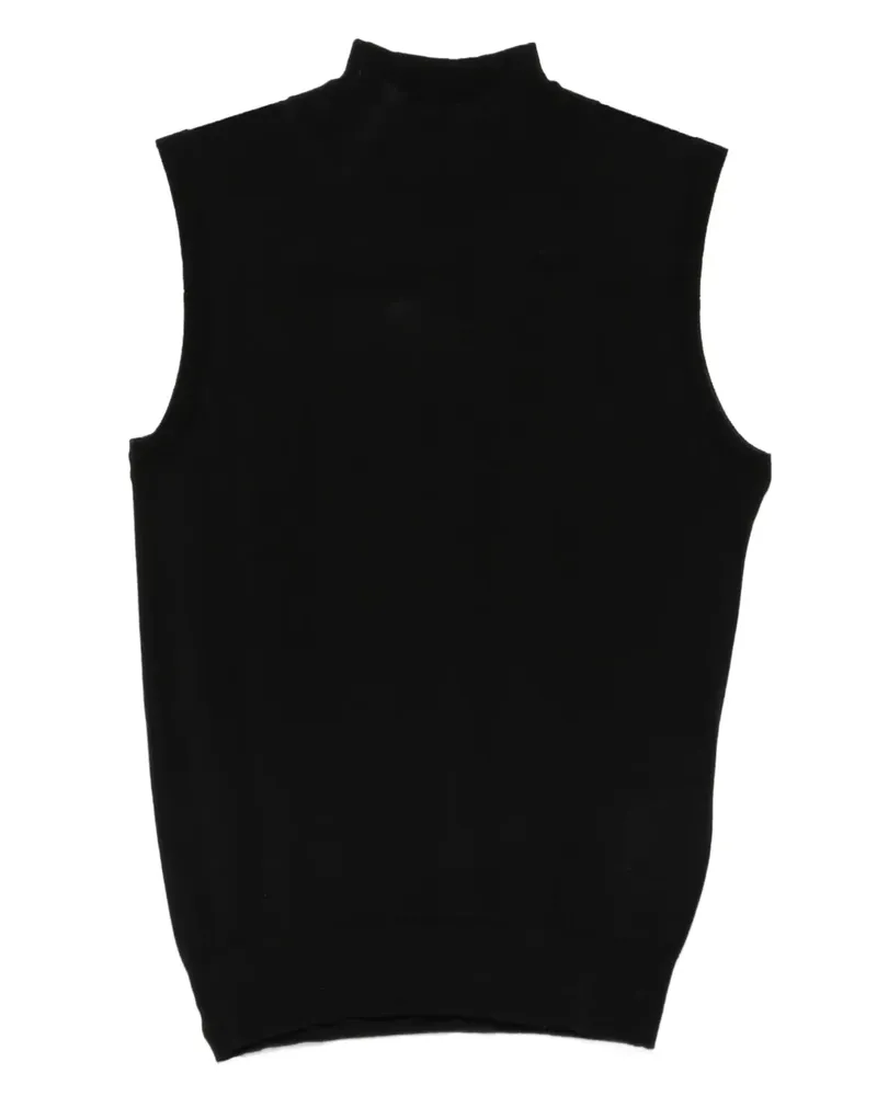 Max Mara Max Mara Top mit Stehkragen - Schwarz Schwarz
