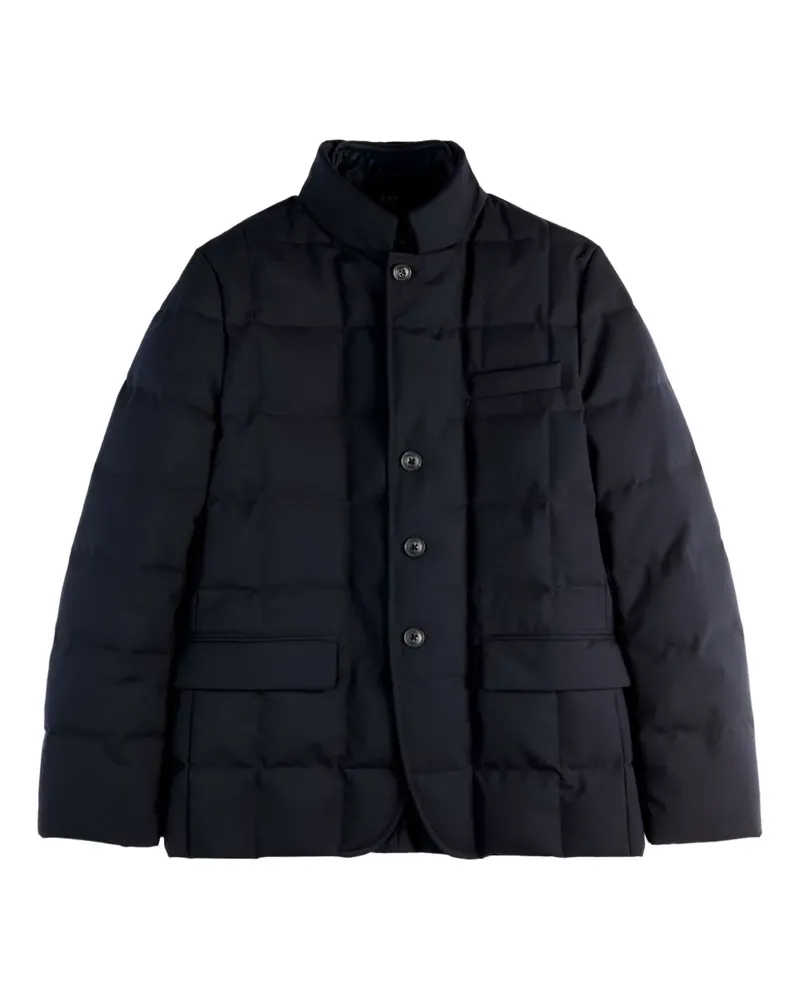 Fay Gefütterte Jacke mit Knöpfen - Blau Blau