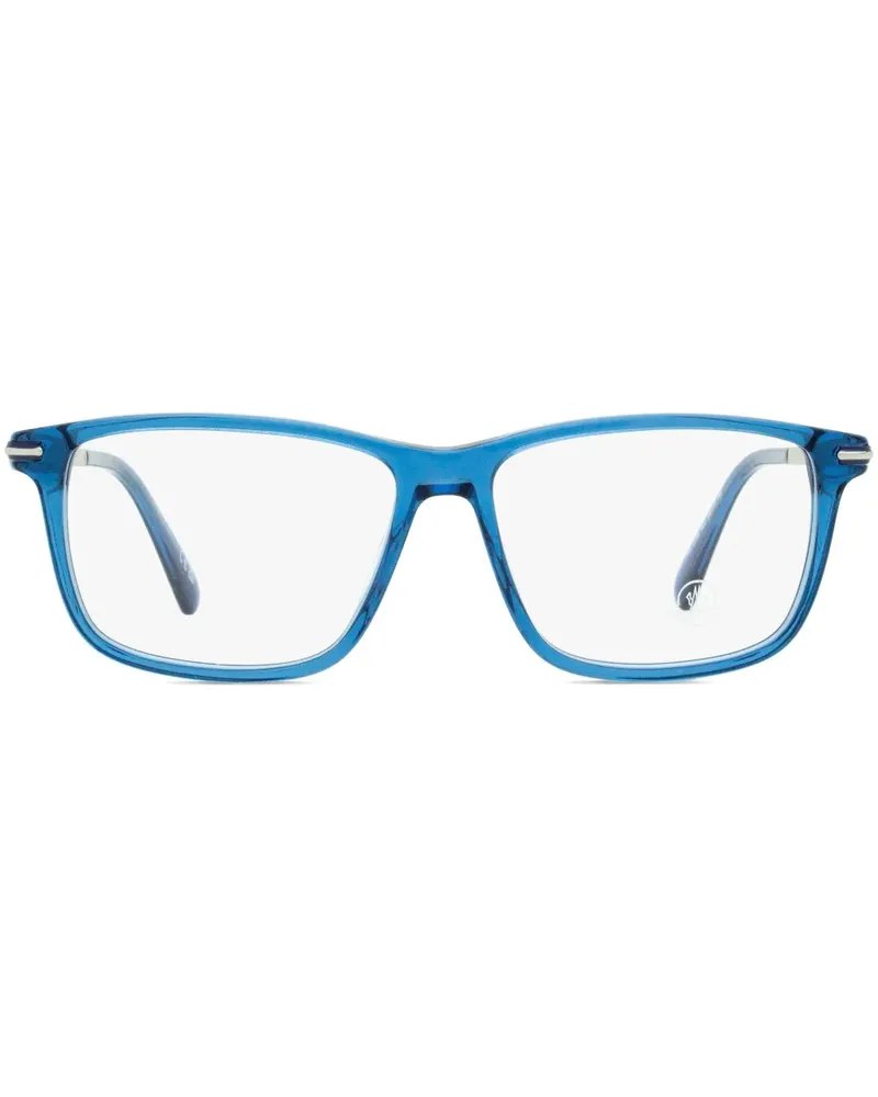 Moncler ML5205 Brille mit eckigem Gestell - Blau Blau
