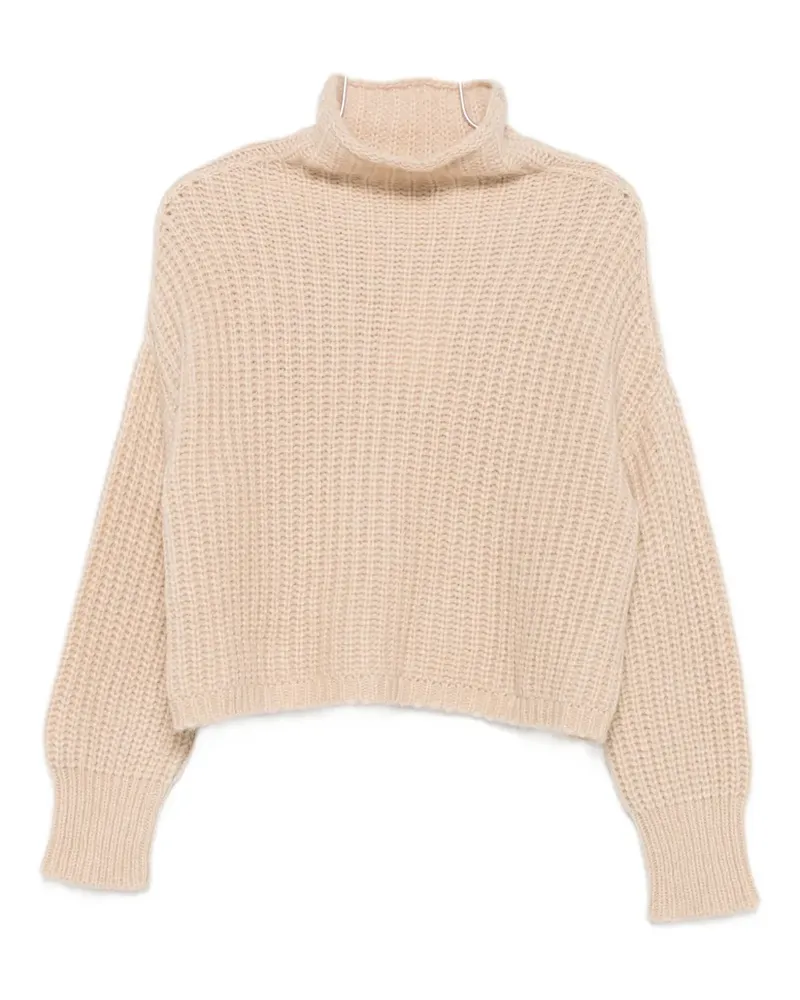 Ulla Johnson roll-neck ribbed sweater - Nude Nude