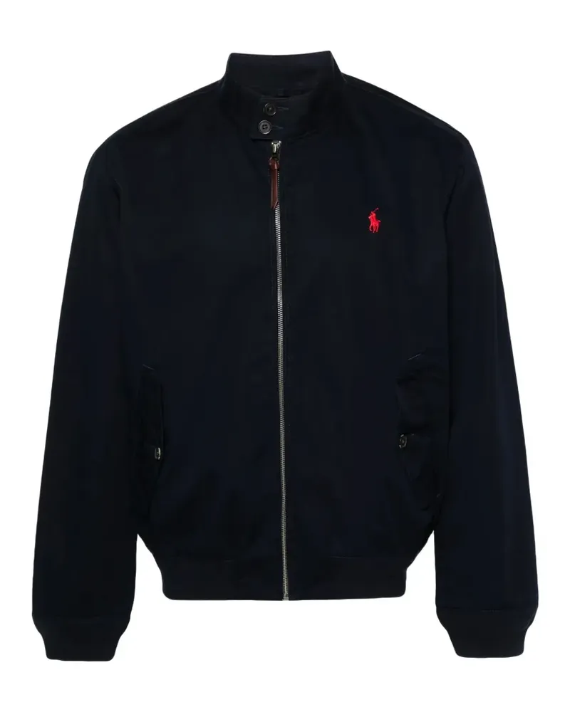 Ralph Lauren Bomberjacke mit Polo Pony - Blau Blau