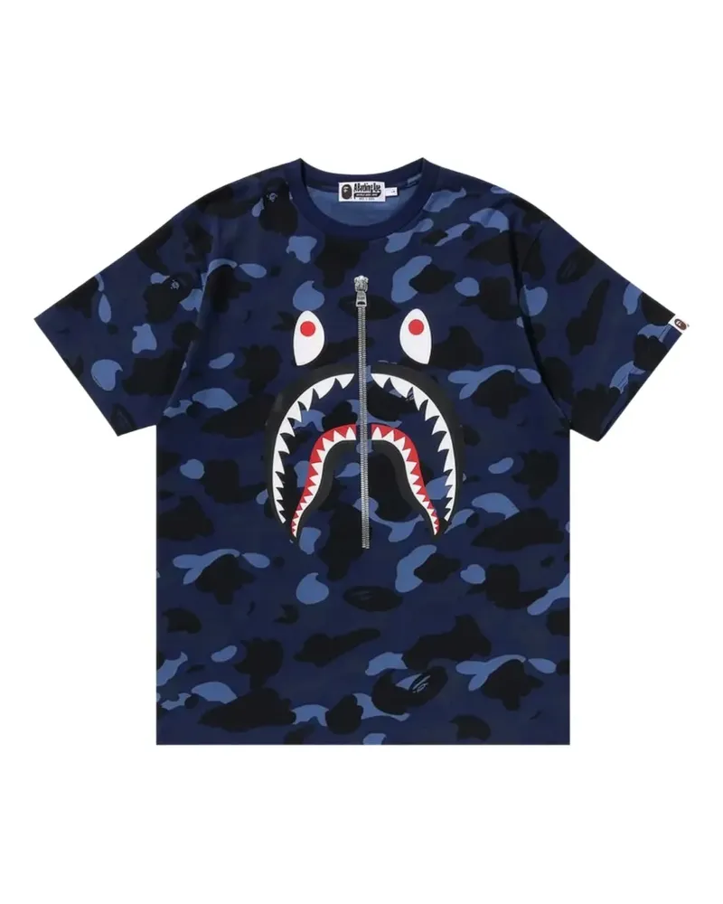 BAPE Color Camo Shark T-shirt - Blau Blau