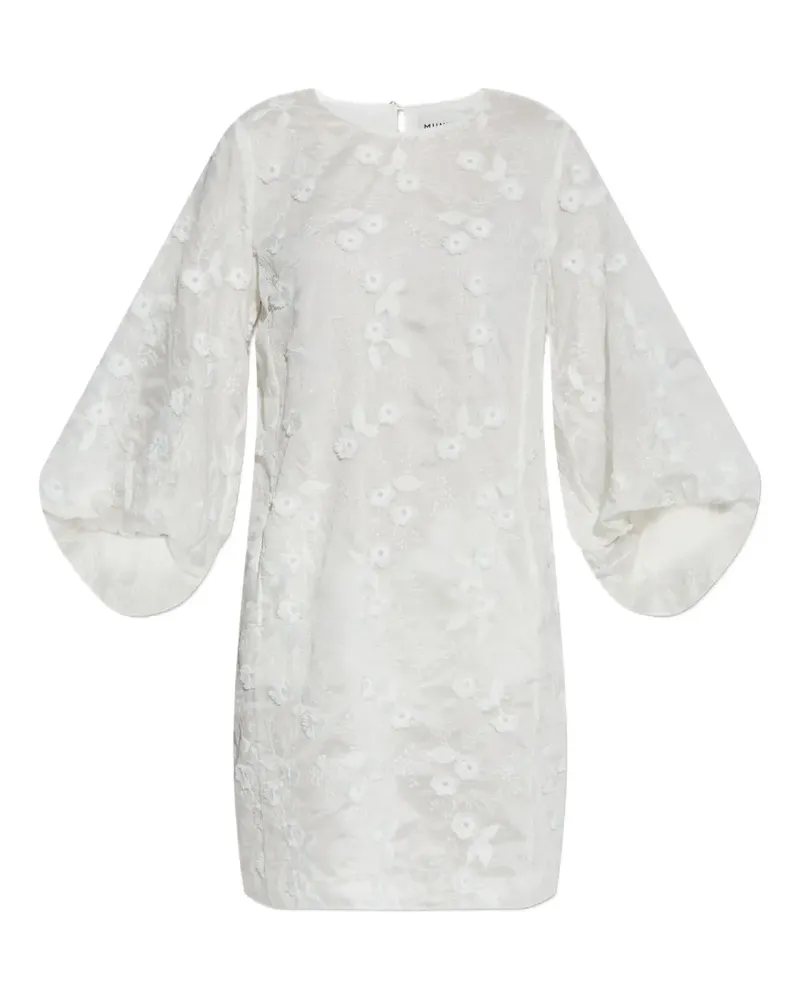 MUNTHE Besticktes Kleid - Weiß Weiß