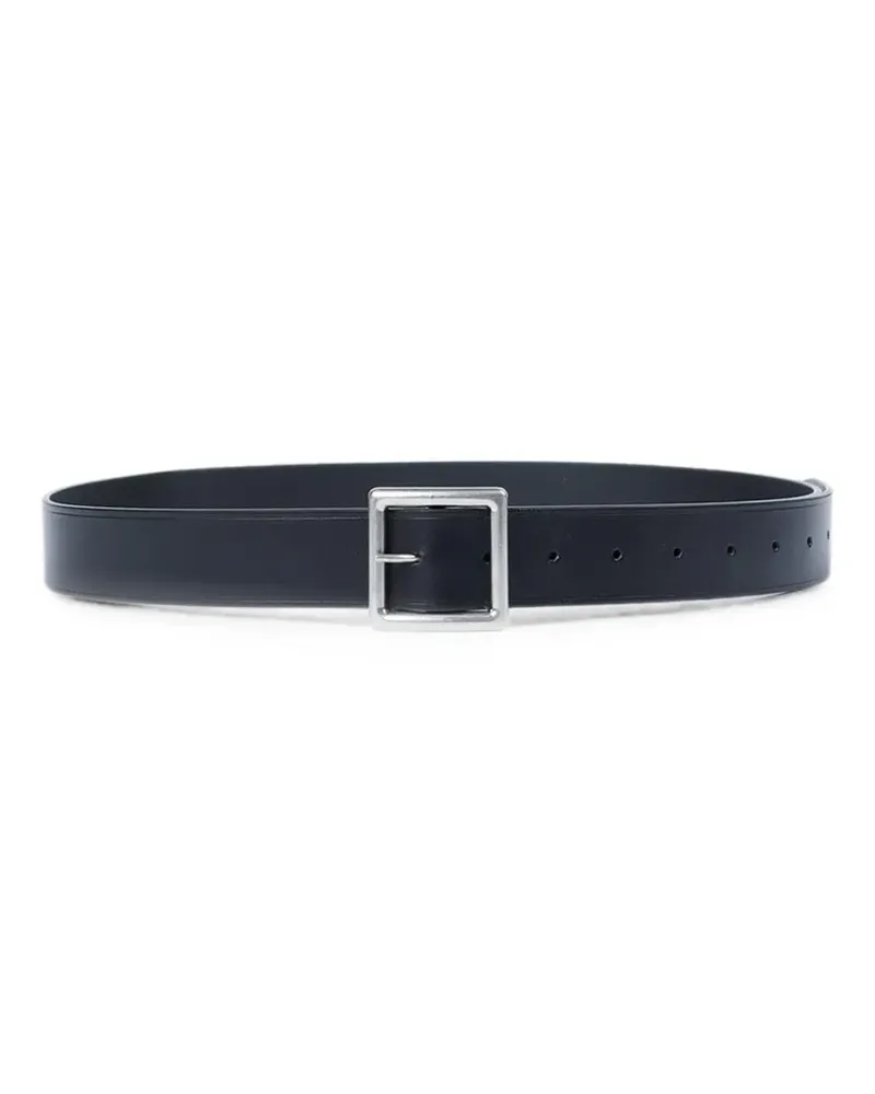 Ann Demeulemeester buckle-fastening leather belt - Schwarz Schwarz