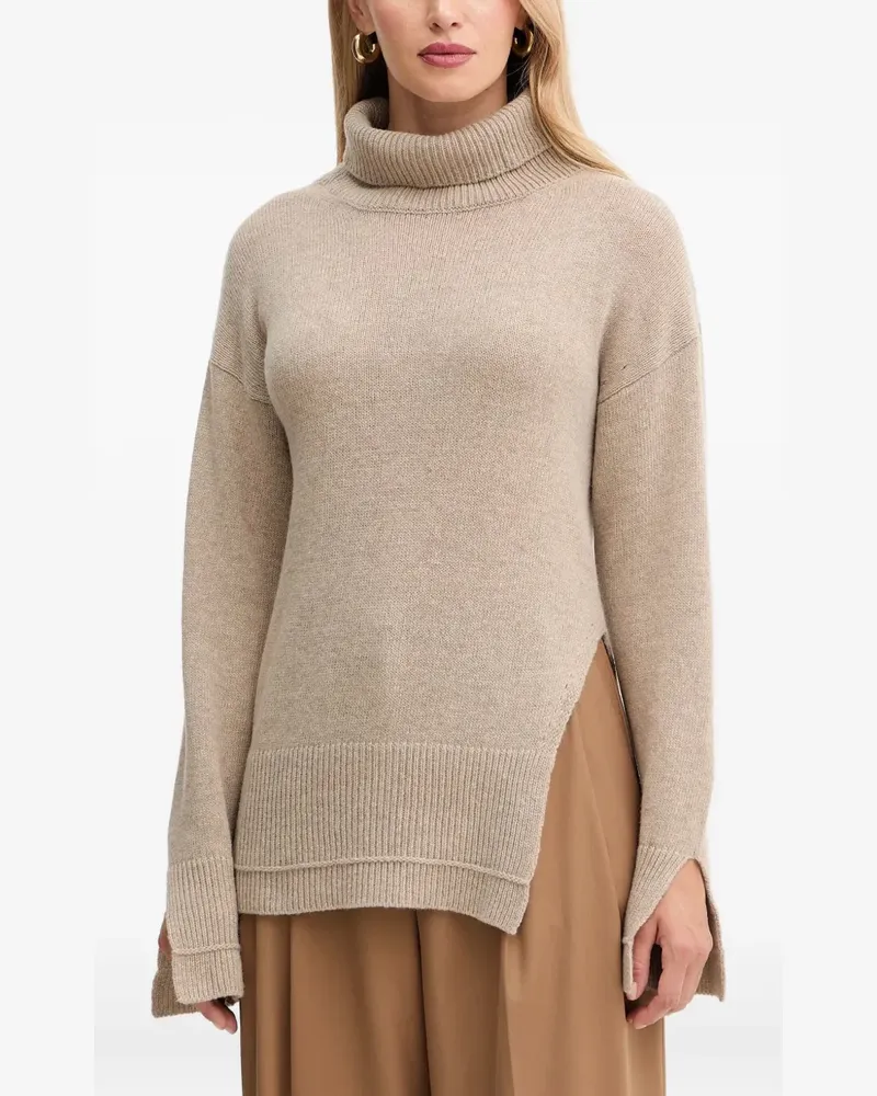 Simona Corsellini Pullover mit Rollkragen - Nude Nude