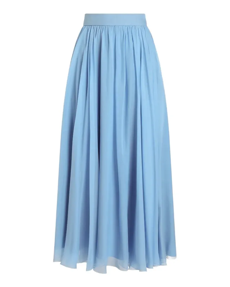 Dolce & Gabbana chiffon circle skirt - Blau Blau