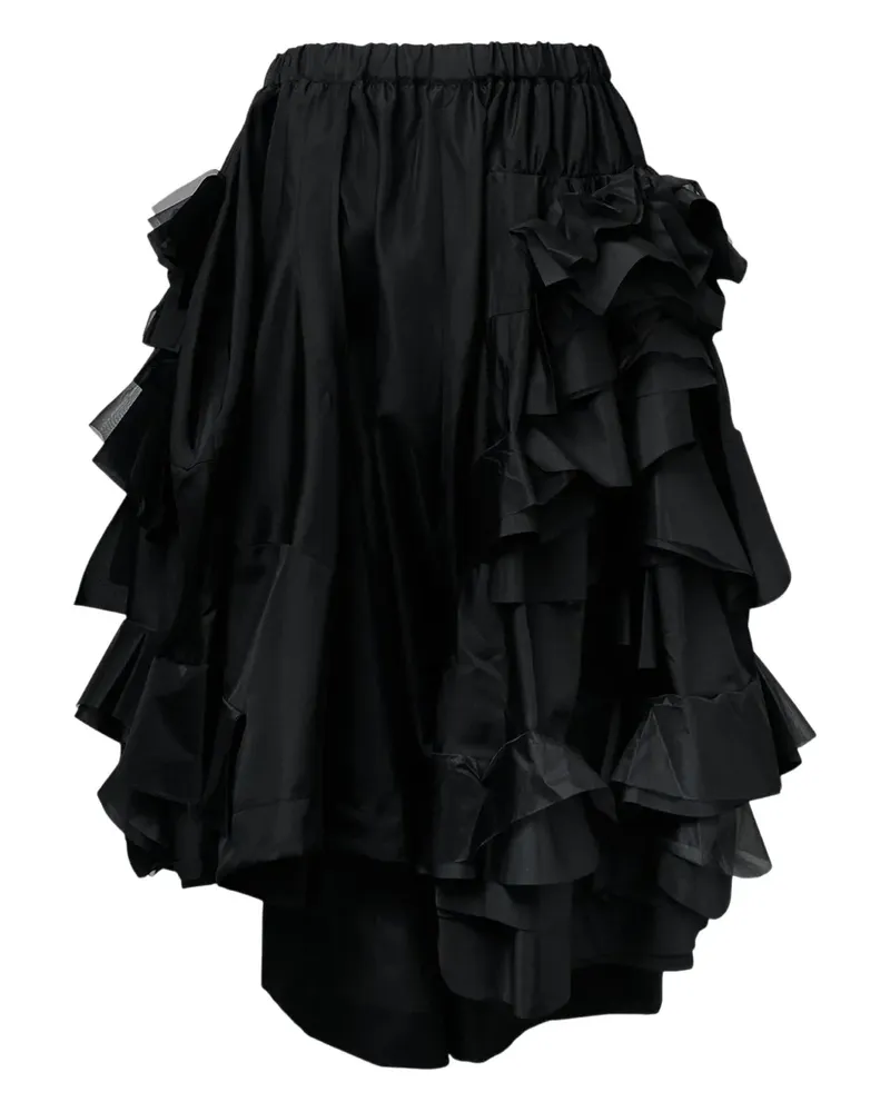 Comme des Garçons Gerüschte Tropical Hose - Schwarz Schwarz