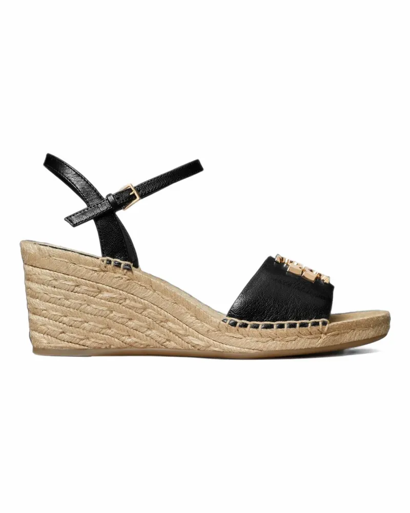 Tory Burch Eleanor wedge espadrilles - Schwarz Schwarz