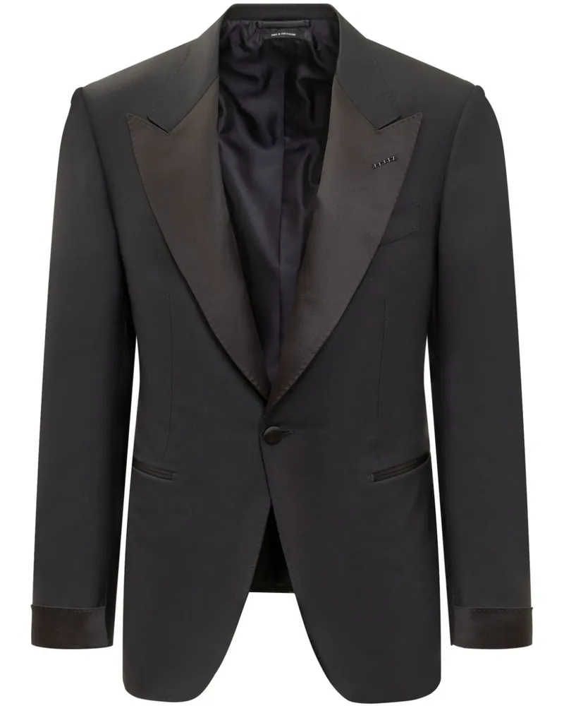 Tom Ford Klassisches Sakko - Schwarz Schwarz