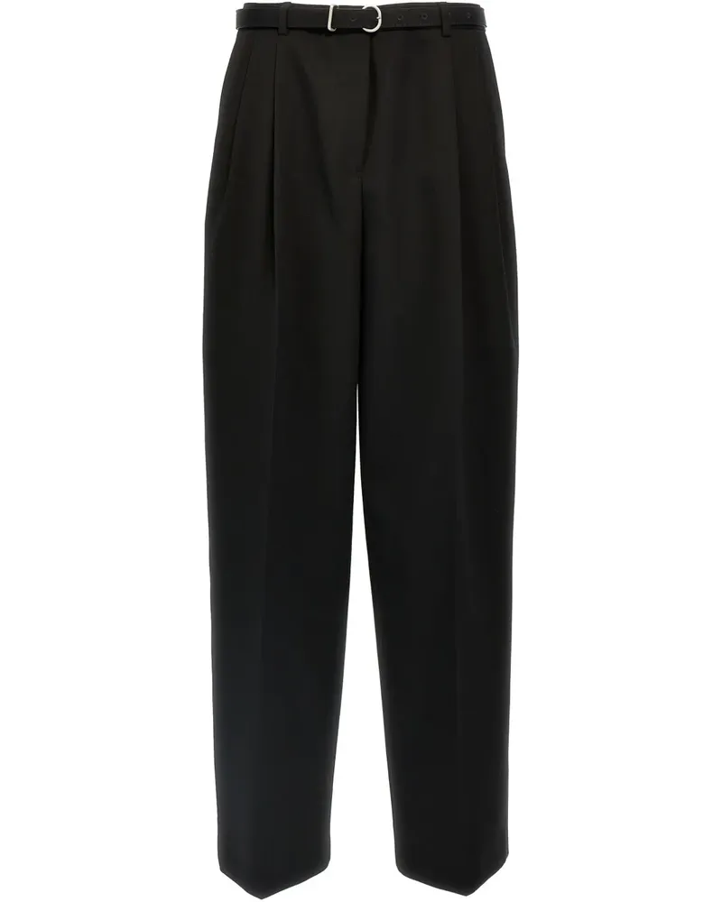 Jil Sander Hose aus Wolle - Schwarz Schwarz