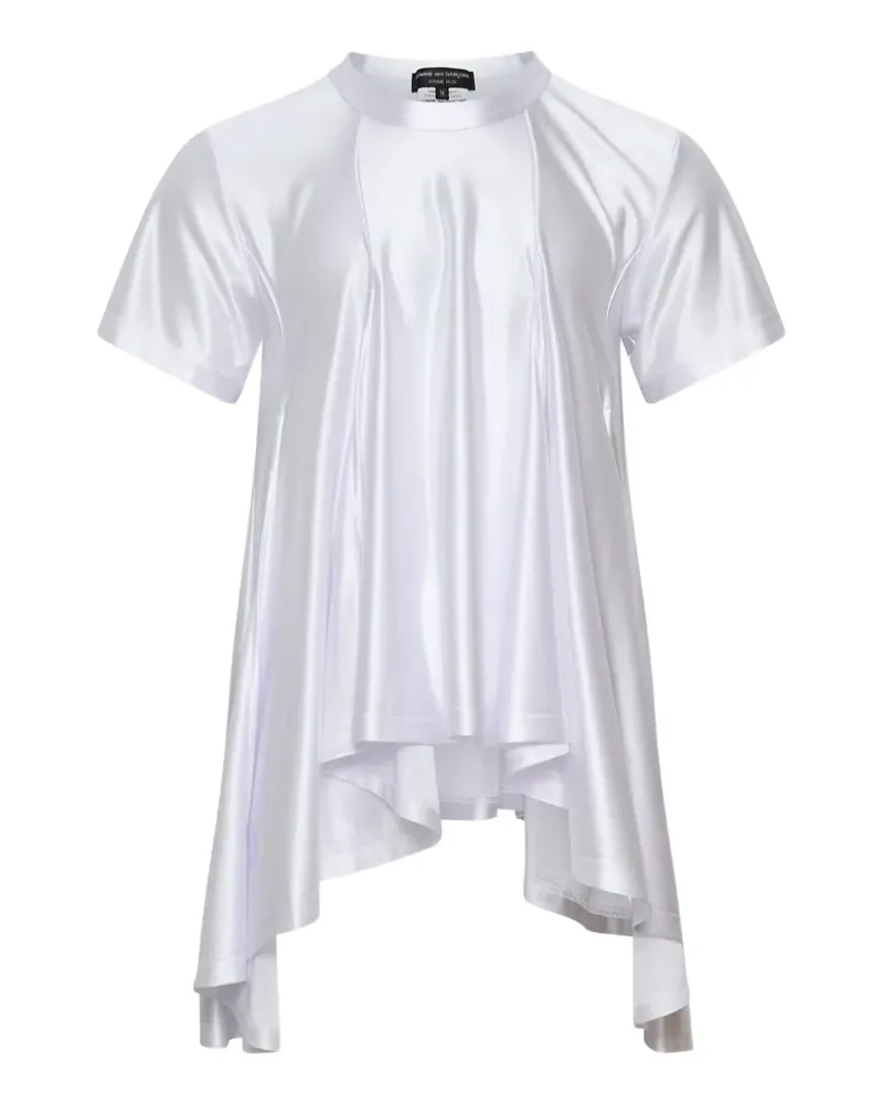 Comme des Garçons Asymmetrisches T-Shirt - Weiß Weiß