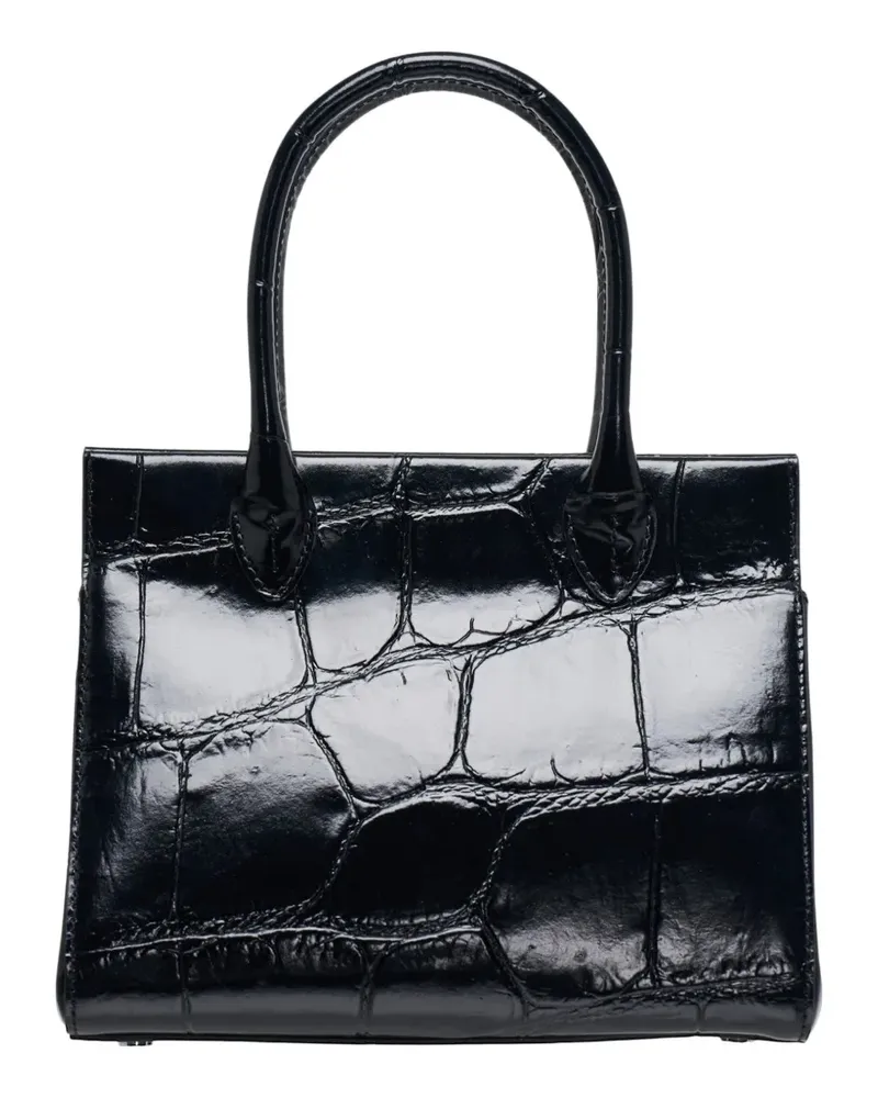 Comme des Garçons crocodile-effect tote bag - Schwarz Schwarz