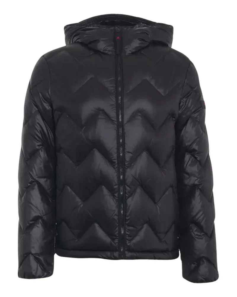 Peuterey Gesteppte Honova Kapuzenjacke - Schwarz Schwarz