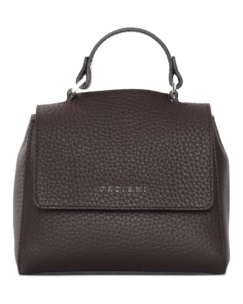 Orciani Sveva Solf Mini Schultertasche - Braun Braun