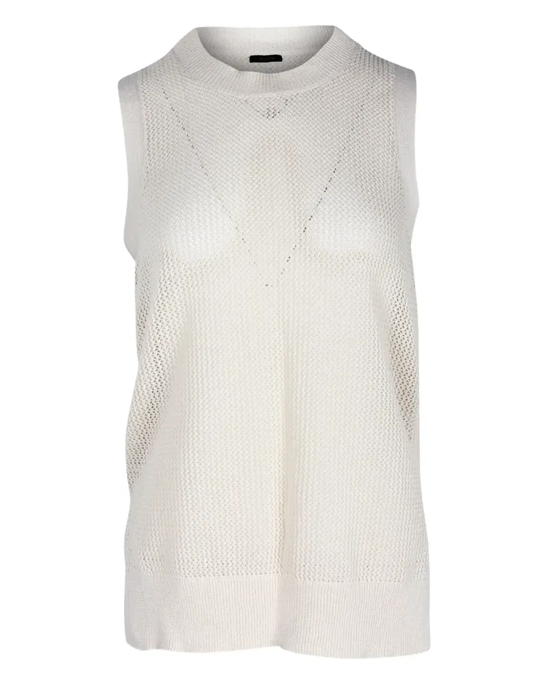 Joseph sleeveless cotton top - Weiß Weiß