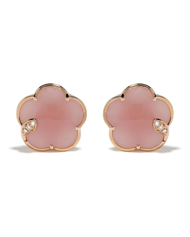 Pasquale Bruni 18kt 'Bon Ton' Rotgoldohrringe mit Diamanten - Rosa Rosa