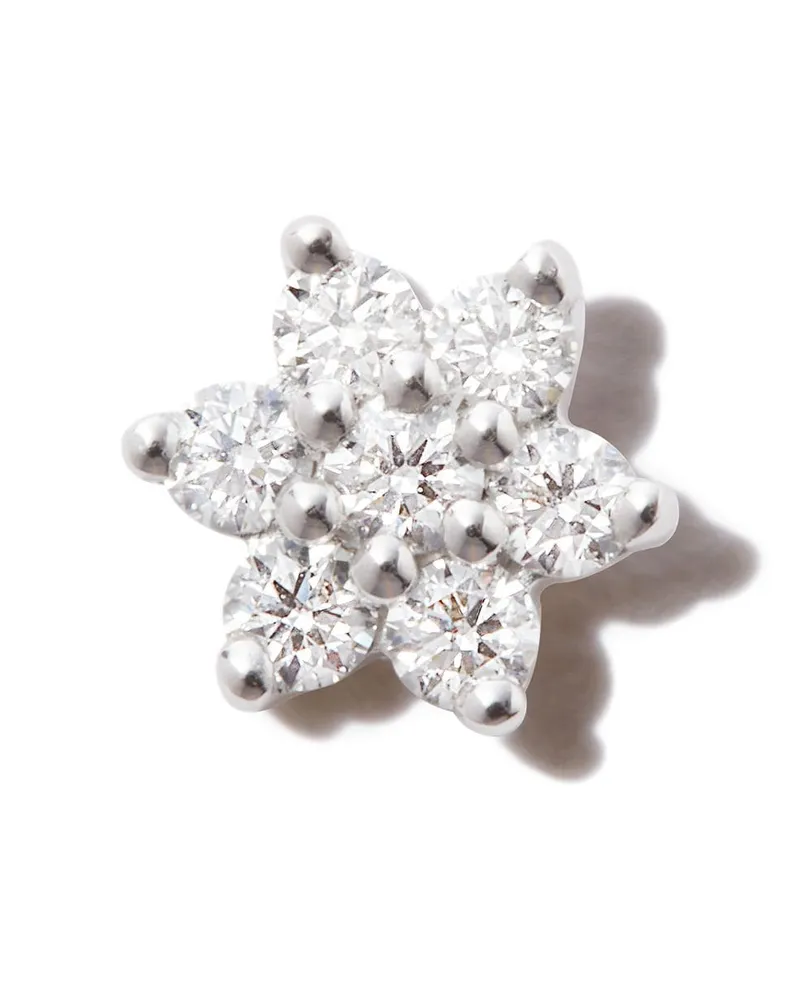 Maria Tash 18kt Weißgoldohrring mit Diamanten - Silber Silber
