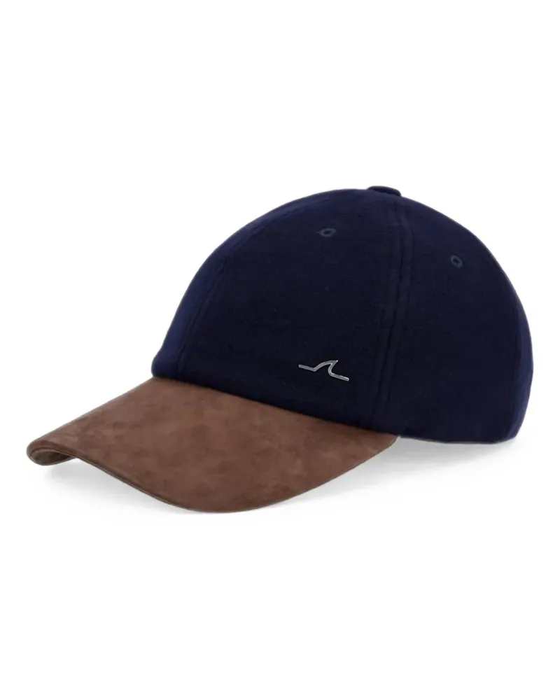 Paul & Shark Baseballkappe mit Kontrastspitze - Blau Blau