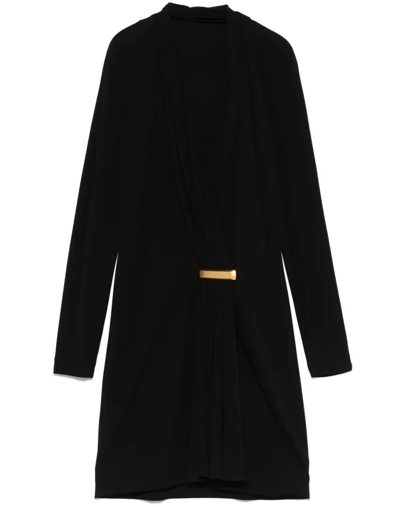 Tom Ford Drapiertes Minikleid - Schwarz Schwarz
