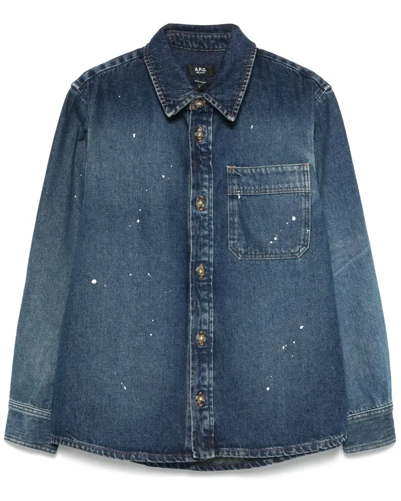 A.P.C. Basile Hemdjacke - Blau Blau