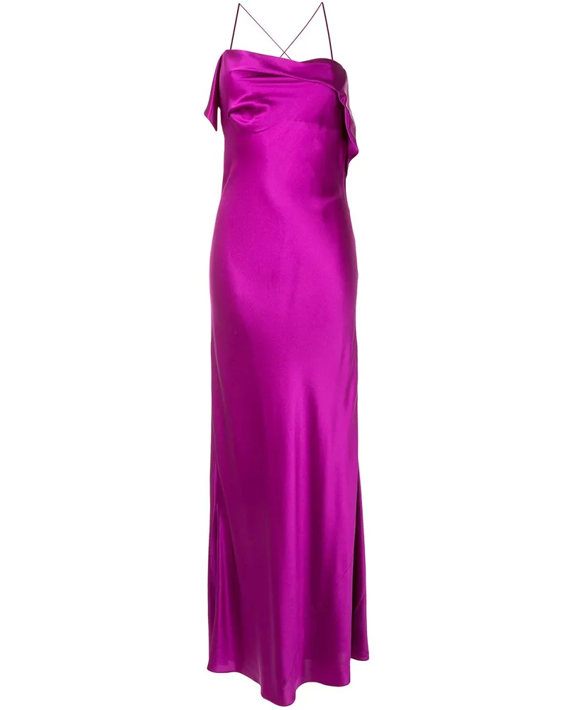 mason by michelle mason Cocktailkleid mit drapiertem Ausschnitt - Violett Violett