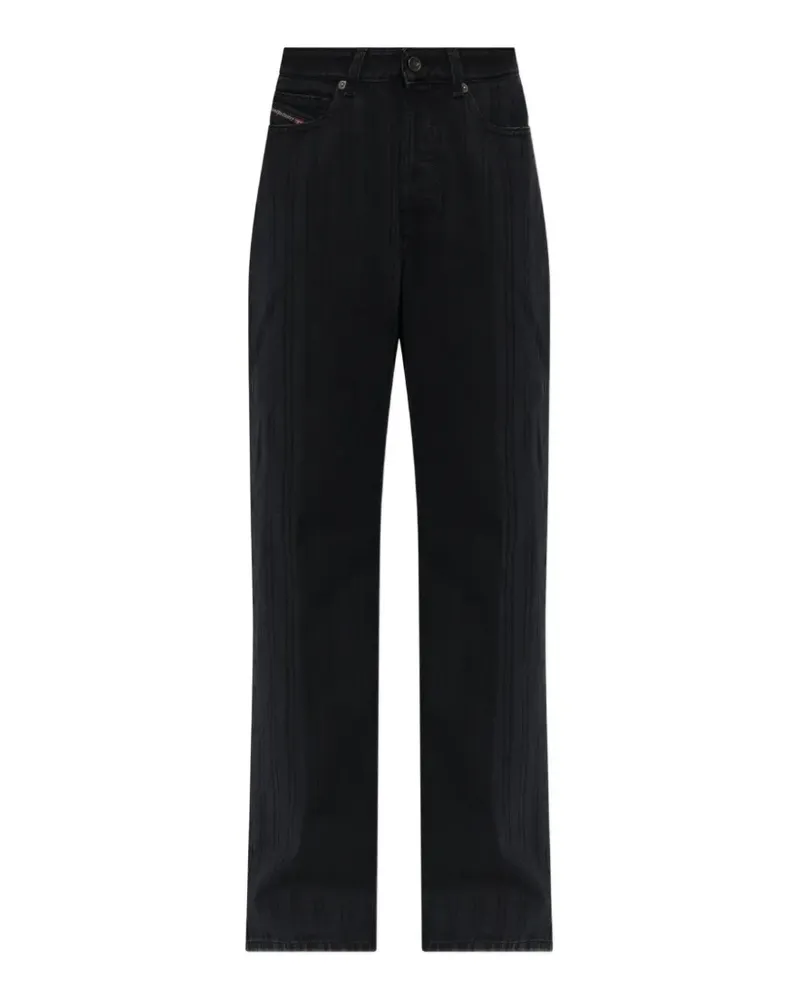 Diesel 1971 D-SENT pinstriped jeans - Schwarz Schwarz