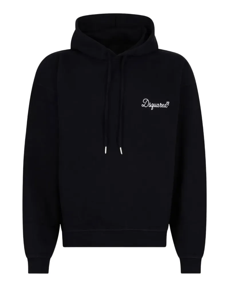 Dsquared2 Klassischer Hoodie - Schwarz Schwarz