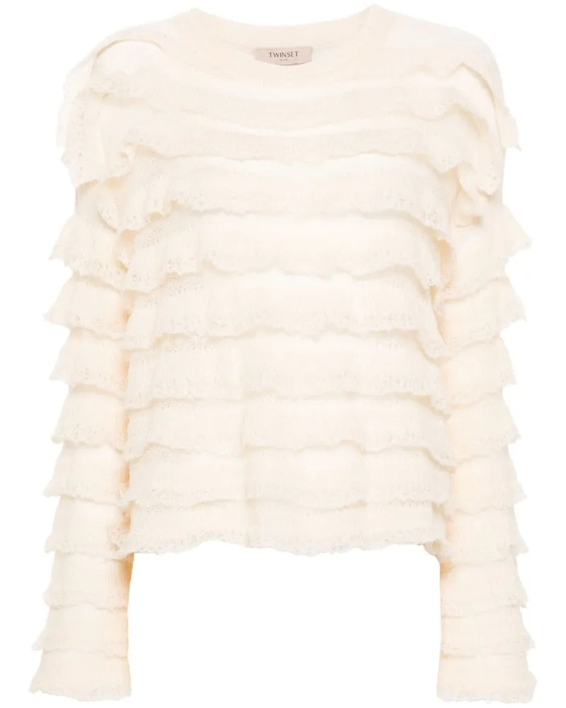 Twin-Set Kastiger Pullover - Rosa Rosa