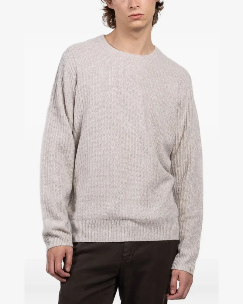 Rag & Bone ribbed crew-neck sweater - Nude Nude