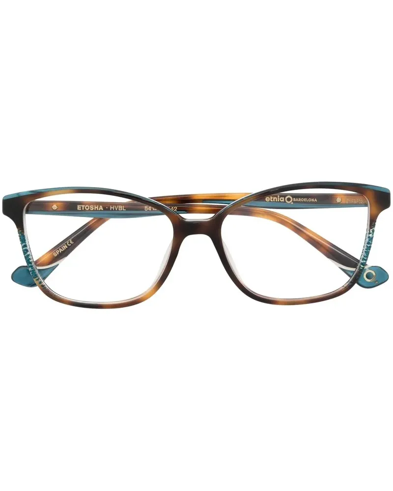 Etnia Barcelona Eckige Etosha Brille - Braun Braun
