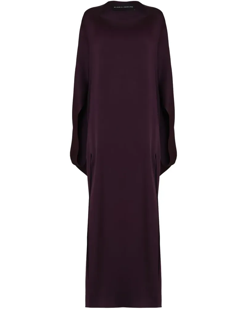 Gloria Coelho Langärmeliges Maxikleid - Rot Rot
