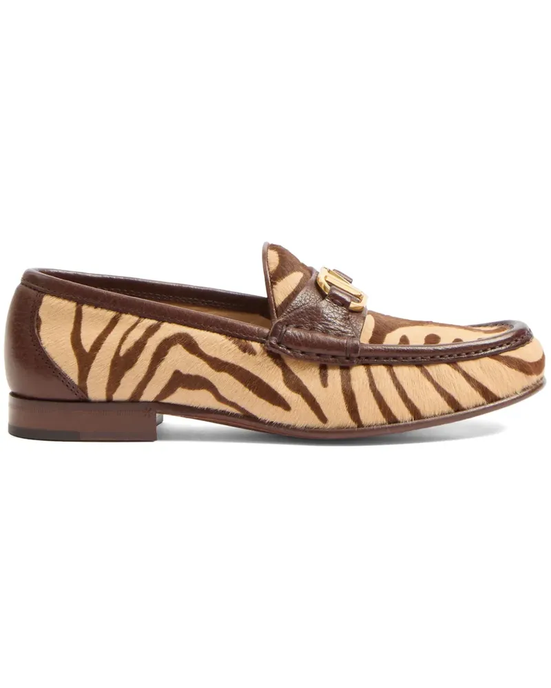 Valentino Garavani VLogo Signature Loafer 20mm - Braun Braun