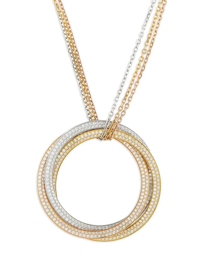 Cartier Trinity Halskette mit Diamant - Gold Gold