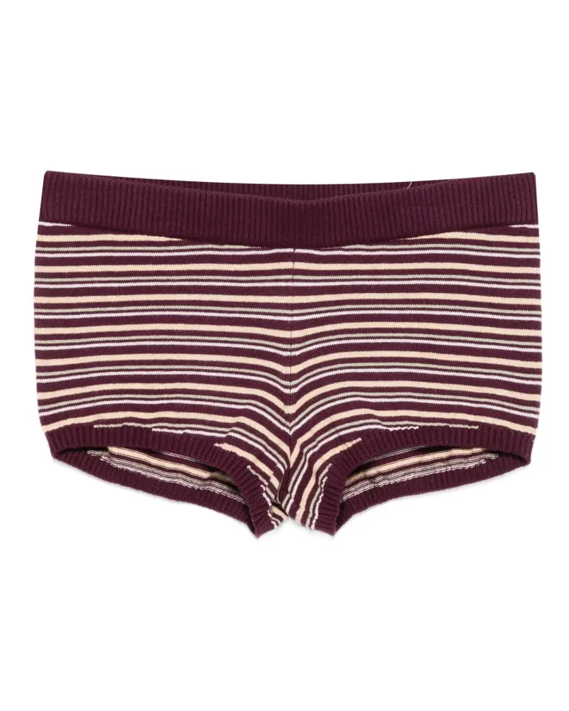 EB Denim Gestrickte Camden Shorts - Violett Violett