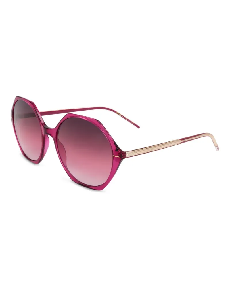 HUGO BOSS Sonnenbrille mit geometrischem Gestell - Rosa Rosa