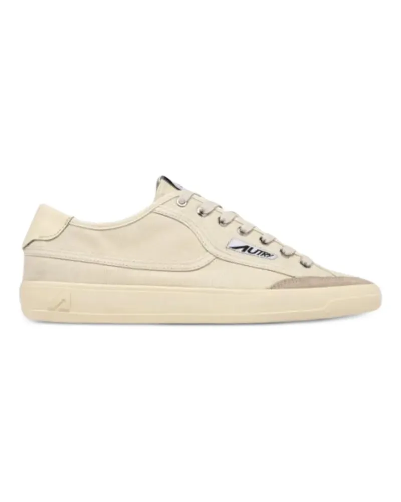 AUTRY Windscape logo-patch sneakers - Nude Nude