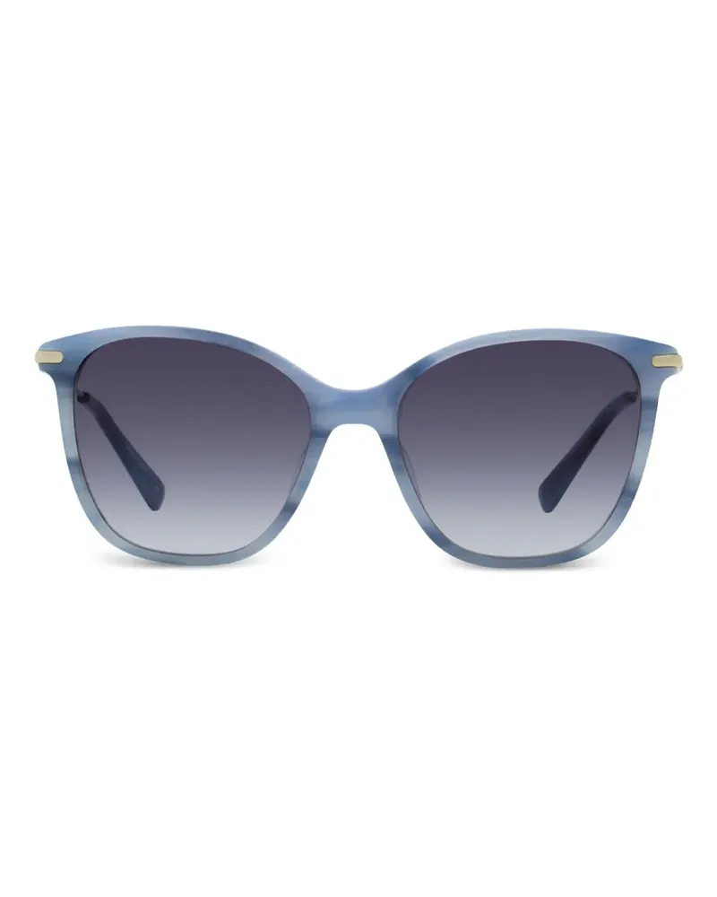 Longchamp Sonnenbrille mit Butterfly-Gestell - Blau Blau