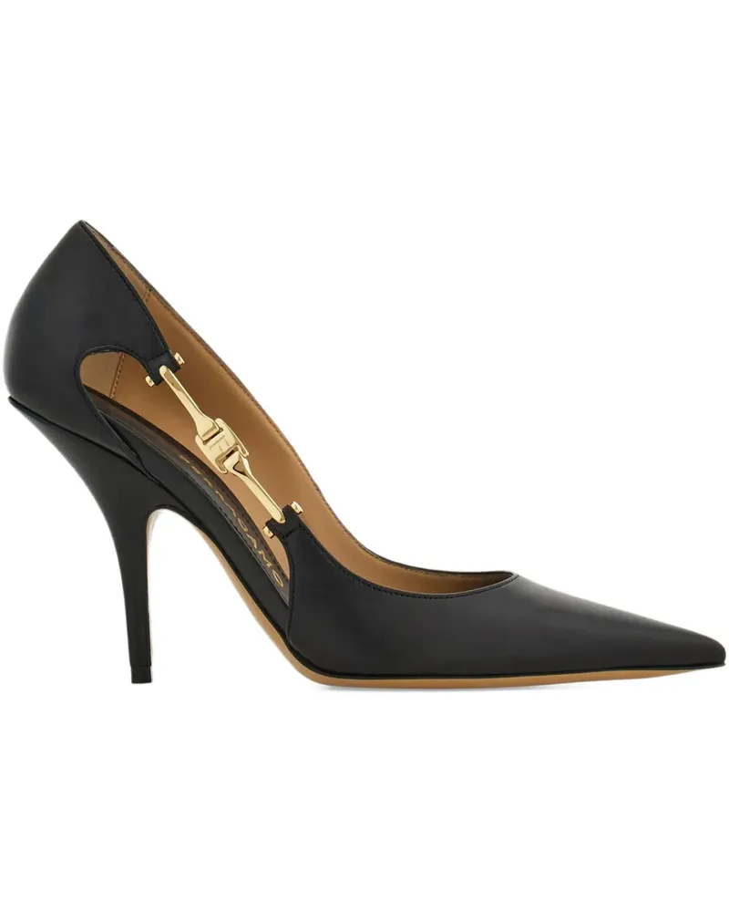 Ferragamo Pumps 95mm - Schwarz Schwarz