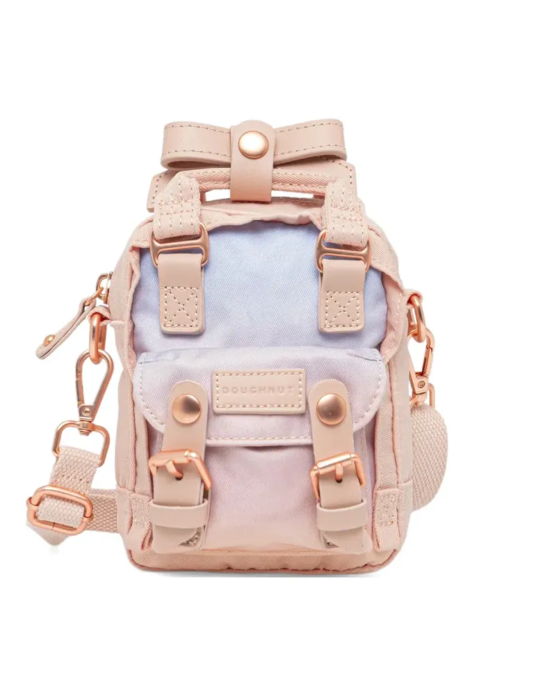 DOUGHNUT Macaroon Tiny buckle-detail mini crossbody bag - Rosa Rosa