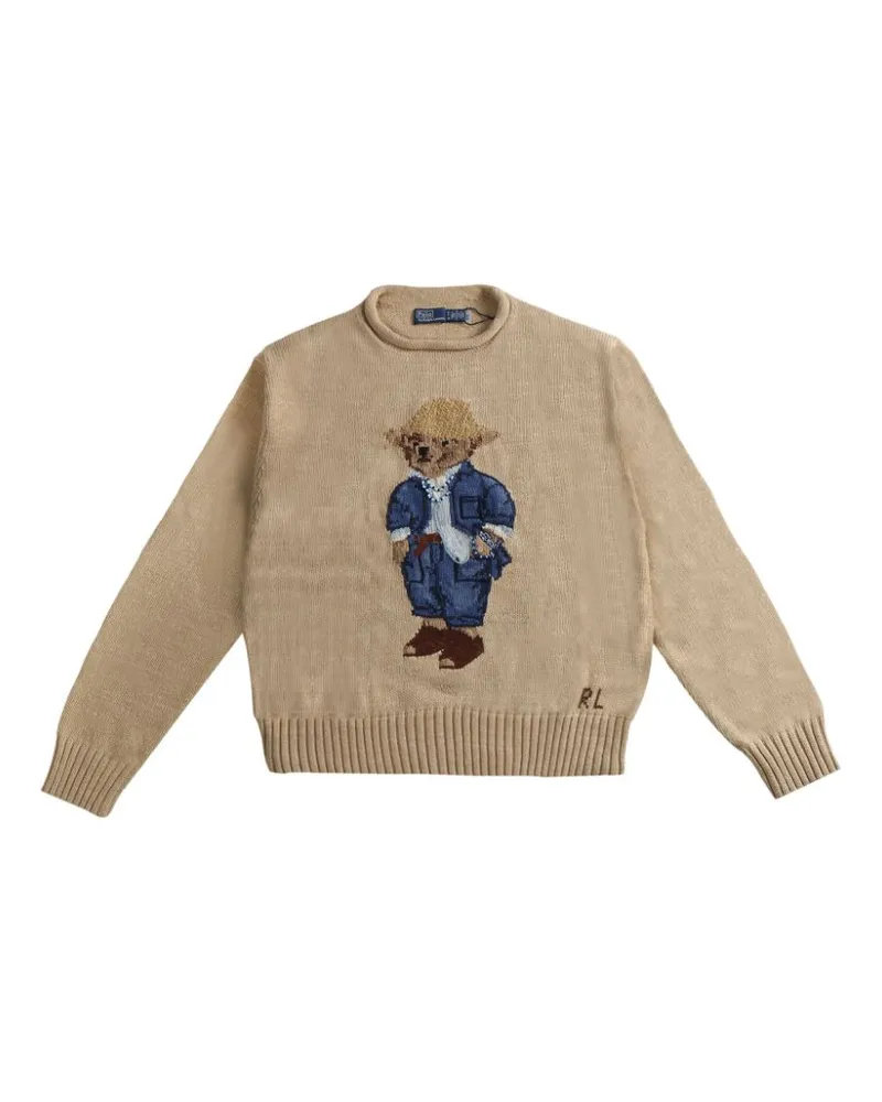 Ralph Lauren Polo Bear roll-neck sweater - Nude Nude