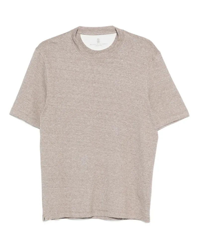 Brunello Cucinelli round-neck T-shirt - Braun Braun
