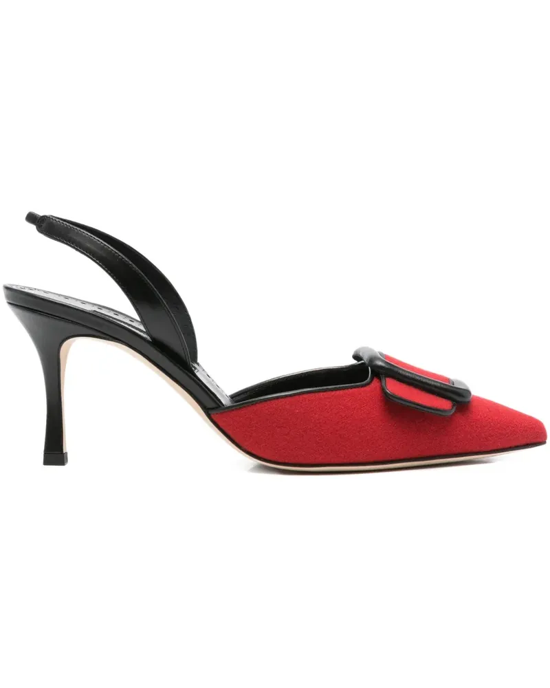 Manolo Blahnik Pumps mit Absatz 70mm - Rot Rot