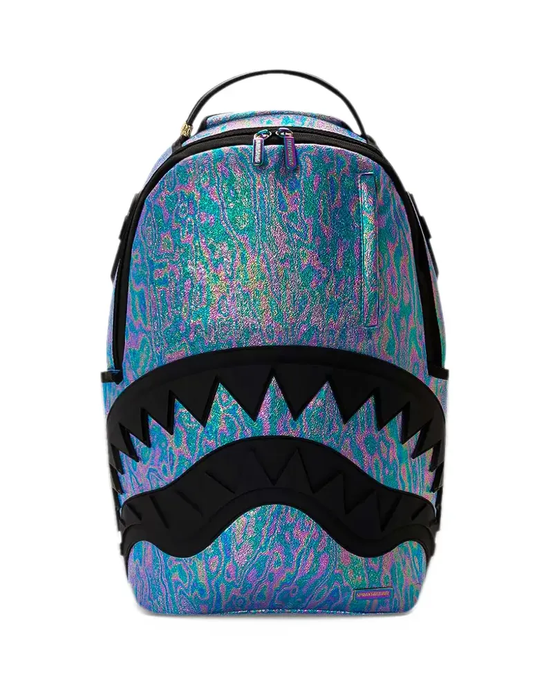Sprayground Oil Spill Shark backpack - Blau Blau