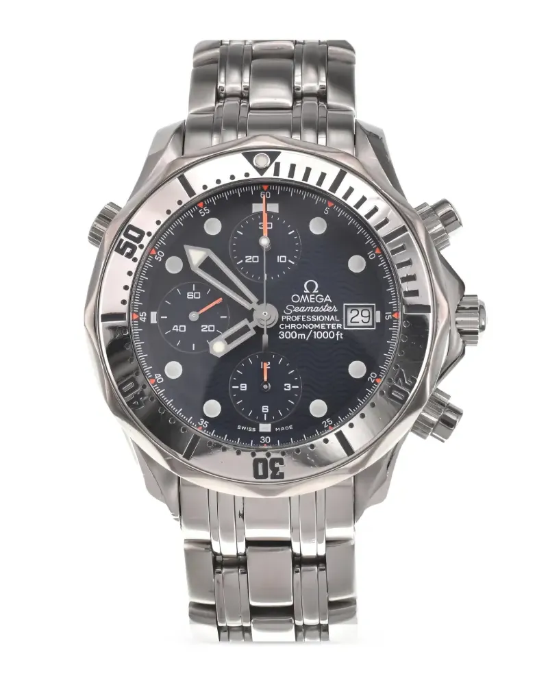Omega stainless steel Chronograph Seamaster 42mm - Blau Blau