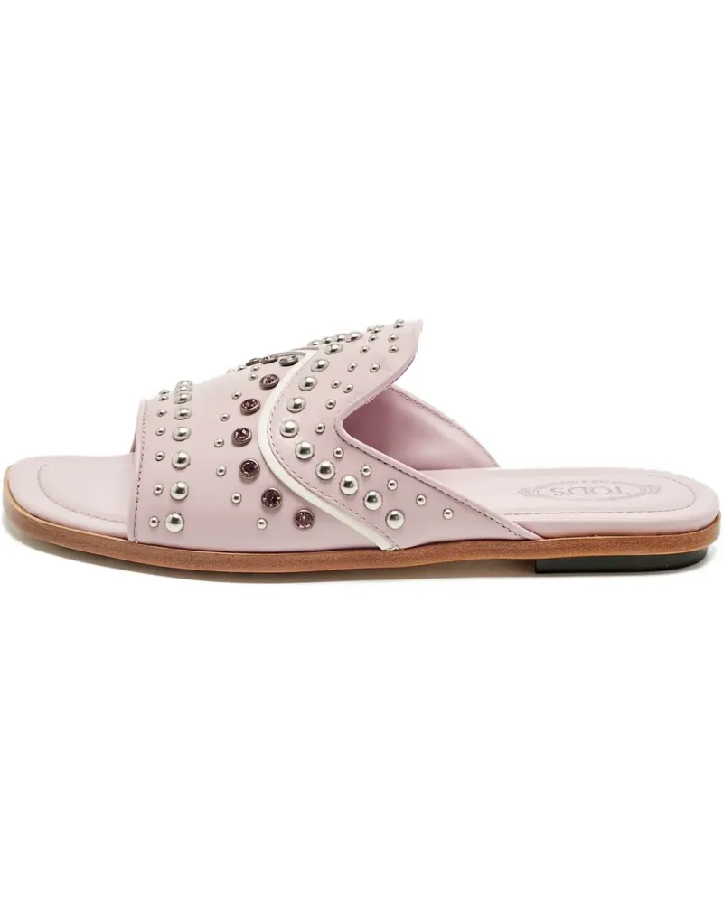 TOD'S Sandalen mit Kristallen - Rosa Rosa