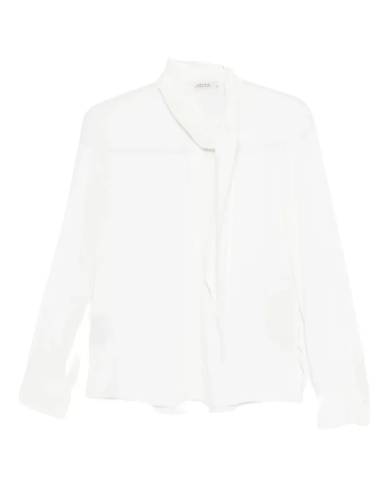 Dorothee Schumacher Soft Vibes tie-neck top - Weiß Weiß