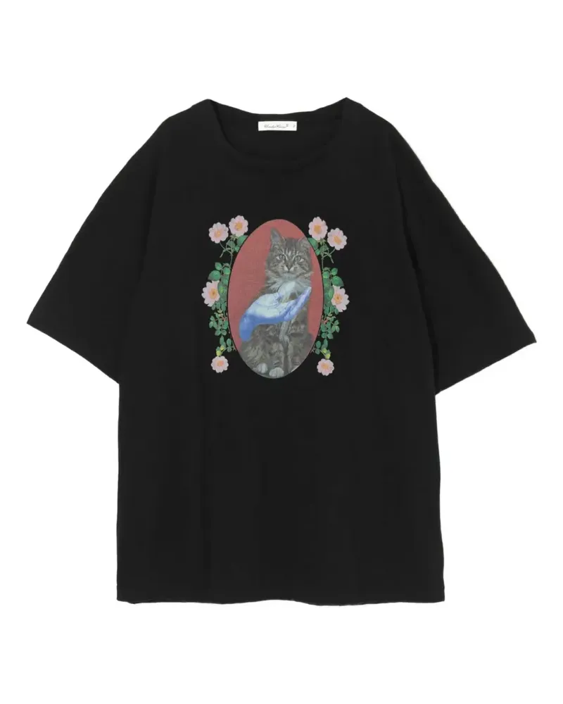 Undercover T-Shirt mit grafischem Print - Schwarz Schwarz
